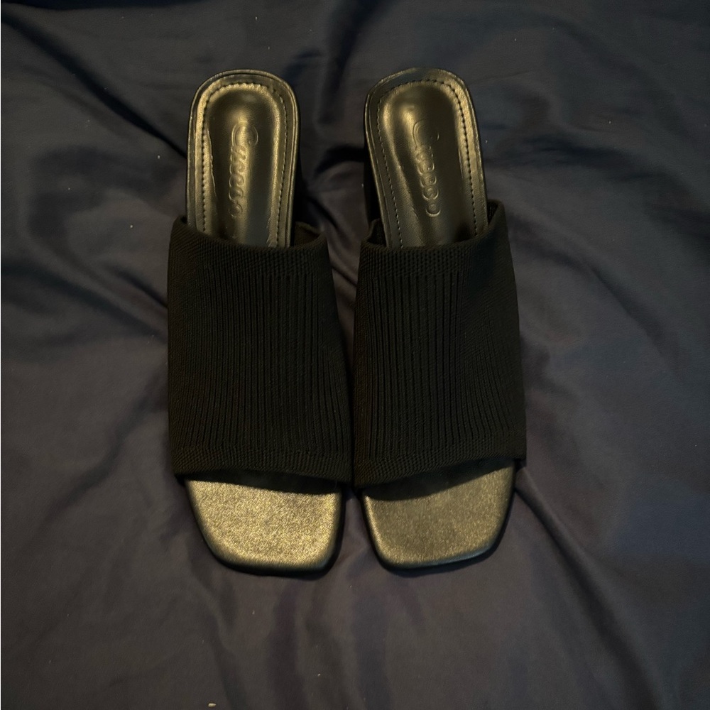 Elegant Black Women's Mules